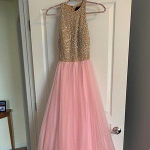 Pink/Nude Prom Dress